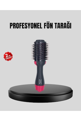 Mey İthalat 220 C Profesyonel Fön Tarağı Negatif İyon Teknolojili, 3 Isı Kademeli, 1200w