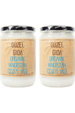 Güzel Gıda Organik Hindistan Cevizi Yağı 630 ml - 2'li Paket