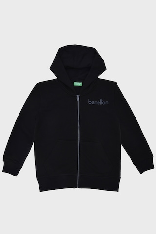 United Colors Of Benetton Erkek Çocuk Sweat Bntb21876 Siyah Siyah