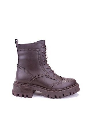 Dagoster Dza07-12531530 Kahve Günlük Düz Taban Kadın Bot 001