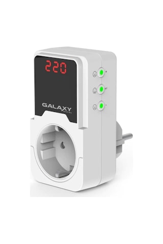 Galaxy Energy S220 Dijital Ekranlı Ayarlanabilir Voltaj Koruyucu Priz