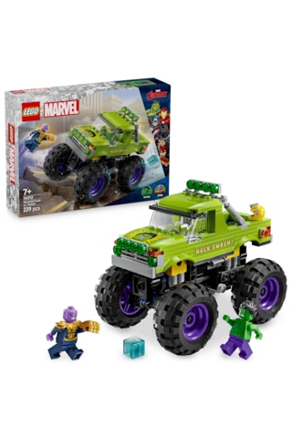 LEGO® ǀ Marvel Hulk Kamyonu, Thanos'a Karşı 76312 - 7 Yaş ve Üzeri Çocuklar için Süper Kahraman İçeren Yaratıcı Oyuncak Yapım Seti (229 Parça)