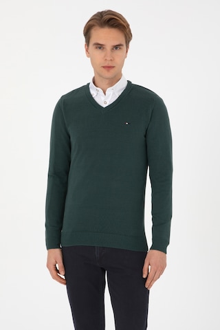 U.s. Polo Assn. Erkek Koyu Yeşil Kazak /triko 50313668-vr079 Koyu Yesıl