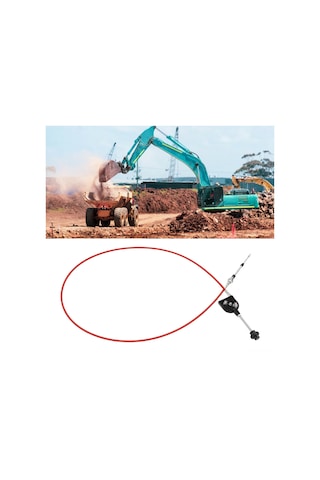 Vkemall El Kontrollü Gaz Kablosu - Pu Ve Paslanmaz Çelikten Yapılmış, Sprinkler, Excavatör Ve Dizel Araçları İçin Hızlı Tepki Ve Kolay Kurulum