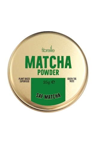 Fibrelle Matcha Teneke Kutu Saf 25 G