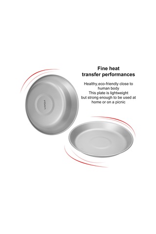 Padalink Hafif Ve Dayanıklı Titan Kamp Tabakları - Ev Ve Piknik İçin Pratik Çözüm Çok Renkli