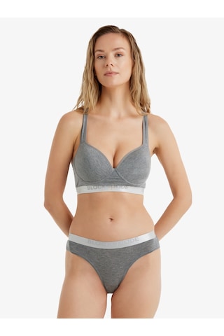 Blackspade 1620 Kadın Silver Slip Gri Melanj Gri
