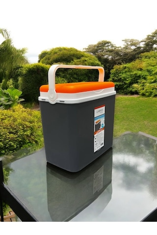 Safari 24 Lt Taşınabilir Buzluk Portatif Soğutucu Cooler Box Turu Turuncu