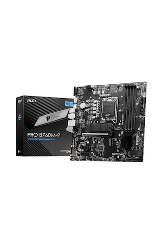 Msı Pro B760m-p Intel Lga1700 Ddr5 Micro Atx Anakart