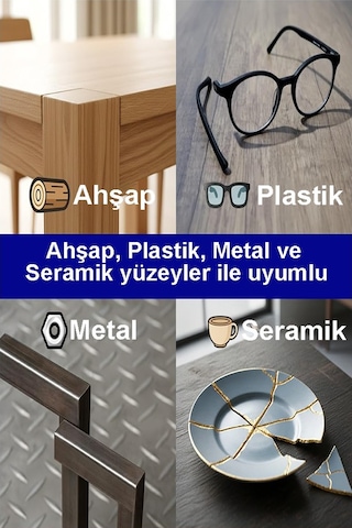 Derby Hızlı Yapıştırıcı Seti 100 Ml 2 Adet Ahşap Ve Plastik Yüzeyler İçin Yüksek Yapıştırma Gücü Düşük Viskozite 100 Ml