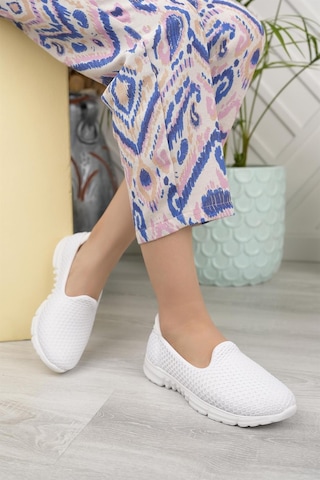 Nesil Shoes Dvm 901 Beyaz Anatomik Esnek Kadın Yürüyüş Ayakkabısı-beyaz Beyaz