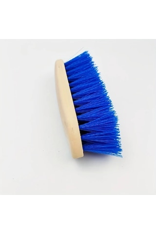 Elmpaly İki Sivri Uçlu Mavi At Bakım Fırçası, Esnek Ve Etkili Tüy Temizleme Fırçaları