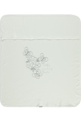 Aziz Bebe Kız Bebek Battaniye 80X90 Cm Ekru 32D40143923S1 Ekru