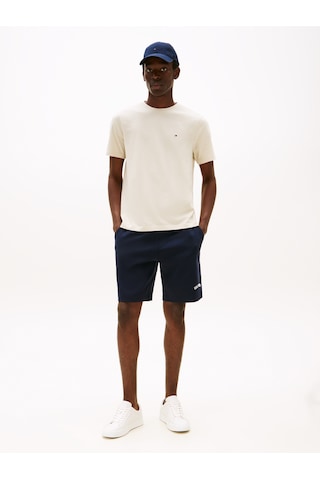 Tommy Hilfiger Ess Seasonal Reg Fıt Solıd Tee Erkek Bej T-shirt - Mw0mw39995