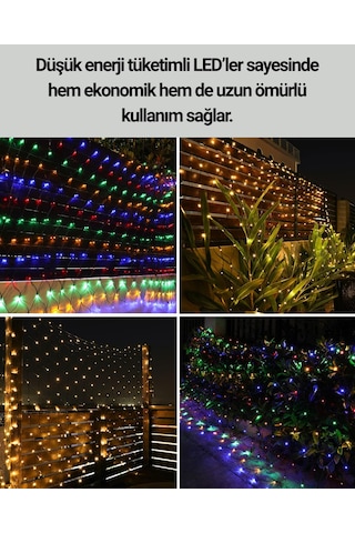 Muratech 8 Modlu Led Işık Zinciri İç Me Dekoratif Aydınlatma Renk