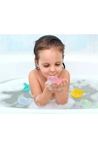 Babyjem Yumuşak Bebek Banyo Yıkama Süngeri 4 Adet