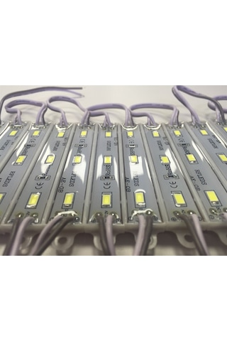 12v Beyaz 100 Adet Epoksili Modül Led Als-110b Beyaz