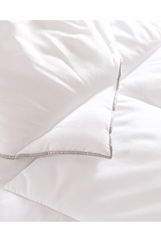 Madame Coco Leonce Micro Çift Kişilik Yorgan - Beyaz Beyaz