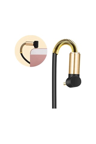 3.5mm Aux Kablosu Jak Erkek Erkek L Tipi 1 Metre Ses Aktarım Kablosu 5047 Belirtilmemiş