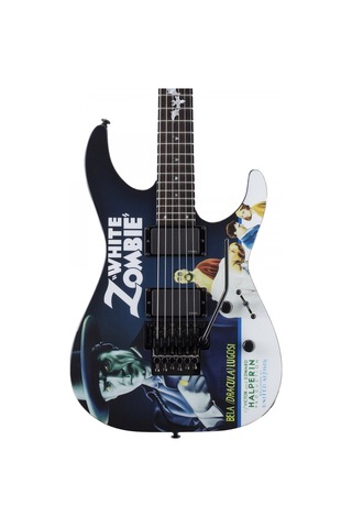 Esp Ltd Lkhwz White Zombie Kirk Hammett Signature Elektro Gitar Bela Lugosi Grafikli Koleksiyonluk Model