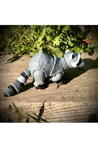 Rakun Oyuncak 3d Hareketli Organik Vip Model - Büyük Boy