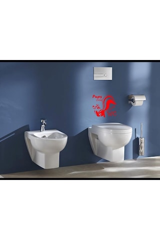 Wc Sticker-banyo Sticker-komik Sticker-ev Dekor-0 Renkli