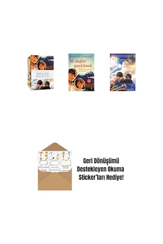 Khaled Hosseini - Kutulu Set + Ve Dağlar Yankılandı + Uçurtma Avcısı + Okuma Sticker'ları