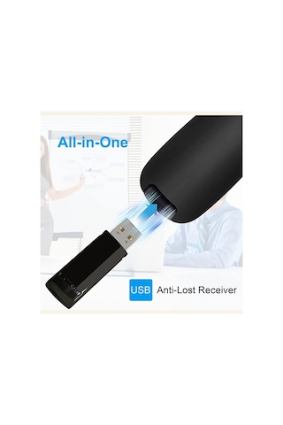 R400 Lazer Sunum Kumandası 2.4 Ghz Usb + 2 Adet Pil