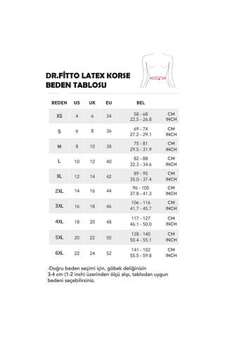 Dr.fitto Çelik Balenli Vücut Şekillendirici Korse Siyah