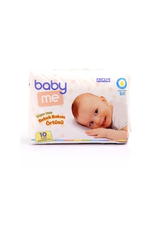 Baby Me Süper İnce Bebek Bakım Örtüsü 60 x 90 CM - 10 Adet