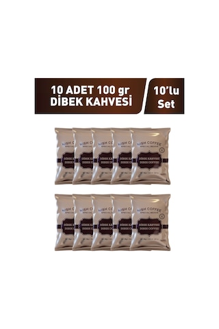 Nish Dibek Kahvesi 10 X 100 Gr Kavrulmuş Öğütülmüş