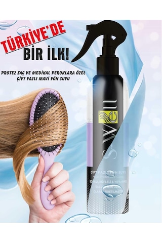 S-well Protez Saç Ve Medikal Peruklara Özel Çift Fazlı Mor Fön Suyu 400 Ml-5294