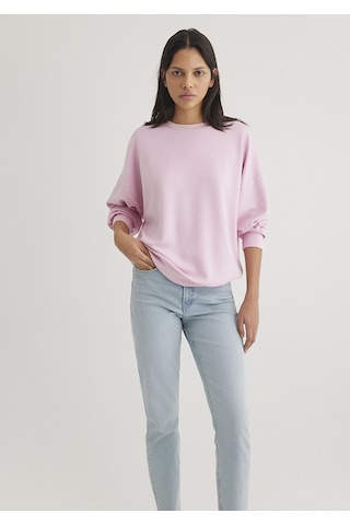 Mavi - Bisiklet Yaka Pembe Sweatshirt 168837-71117 Pembe
