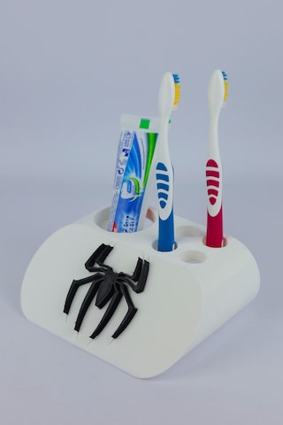 Spider Man - Dekoratif Diş Fırçalık Beyaz