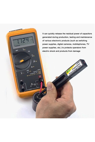 Yifomall 1000v Taşınabilir Kapasitör Deşarj Kalemi - Hızlı Ve Güvenli Ac/dc Boşaltma Aracı