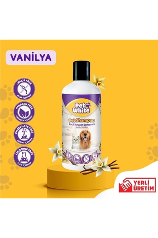 Kedi, Köpek Evcil Hayvan Şampuanı Vanilya