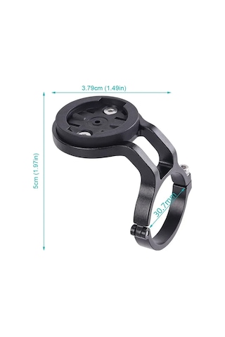 Youtek Hafif Ve Dayanıklı Bisiklet Bilgisayarı Tutucu - Kolay Kurulum, Evrensel Uyumlu Siyah