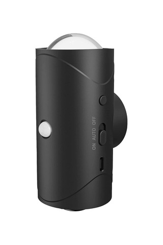 Xiyyadms Usb Şarjlı Rgb Renkli Led Gece Lambası, Ir Sensörlü 110 , Işıktayını Ayarlayabilir, Duvar/üstü Montaj, Taşınabilir, Dolap/entrance/ Koridor İçin, 1500mah Pil, Pc Malzeme Siyah