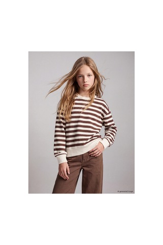 Lc Waikiki Alıta Cıty Farkıyla Lcw Kids Ekru Baskılı Kız Çocuk Sweatshirt 2'li Ekru - 927503618 Ekru