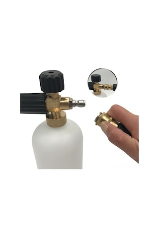 Novahub Yüksek Basınçlı Araç Yıkama Seti: Köpük Tabancası, 5 Nozul, Abs+metal, Hızlı Bağlantı