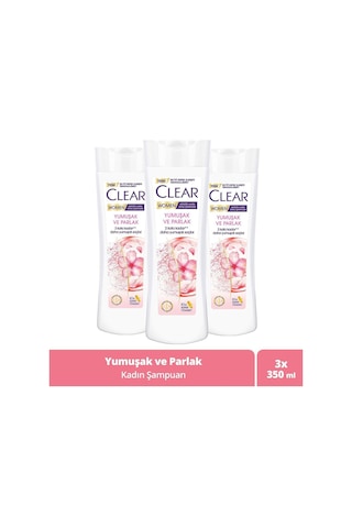 Women Kepeğe Karşı Etkili Şampuan Yumuşak Ve Parlak 350 Ml X3