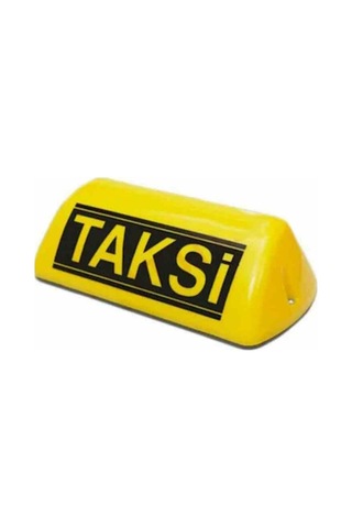 Taksi Levhası Camı Sarı Taksi Yazılı