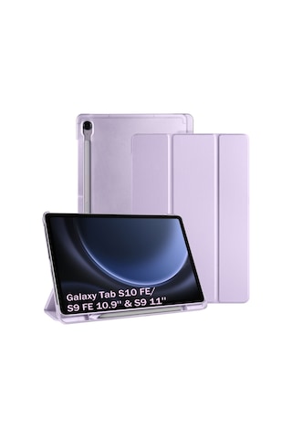 Samsung Galaxy Tab S9 Fe/s10 Fe 10.9inç Uyumlu Kılıf S Pen Kalem Bölmeli Smart Kapak