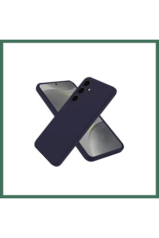 En-cag Samsung Galaxy A36 Uyumlu Kılıf First Silikon - Lacivert Bss