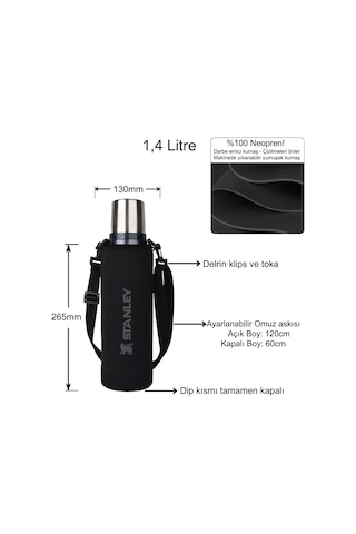 Stanley Neopren Termos Kılıfı ve Omuz Askısı Klasik 1.4 L