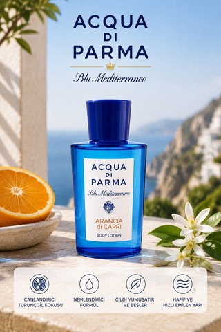 Acqua Di Parma Blu Mediterraneo Arancia Di Capri 4 Lü Premium Bakım Seti 75 Ml