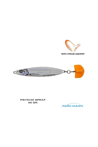Savage Gear Psycho Sprat 45gr. Suni Yem White Silver