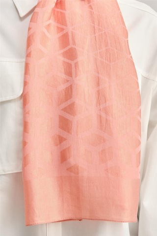 Armine Lyocell Naia Petek Desen Şal 1113-14 Pembe