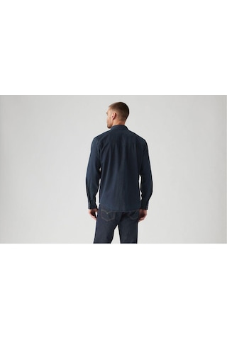 Levi's Sawtooth Rlx Fit Western Burke Overdye A5751-0007 Erkek Siyah Gömlek-5047 Siyah