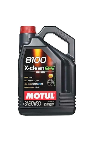 Motul 8100 X-Clean Efe 5W-30 Motor Yağı 5 L